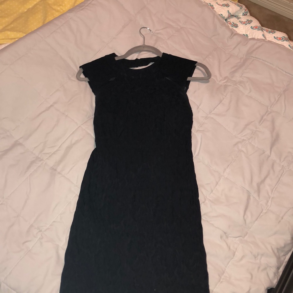 Sleek black dress
